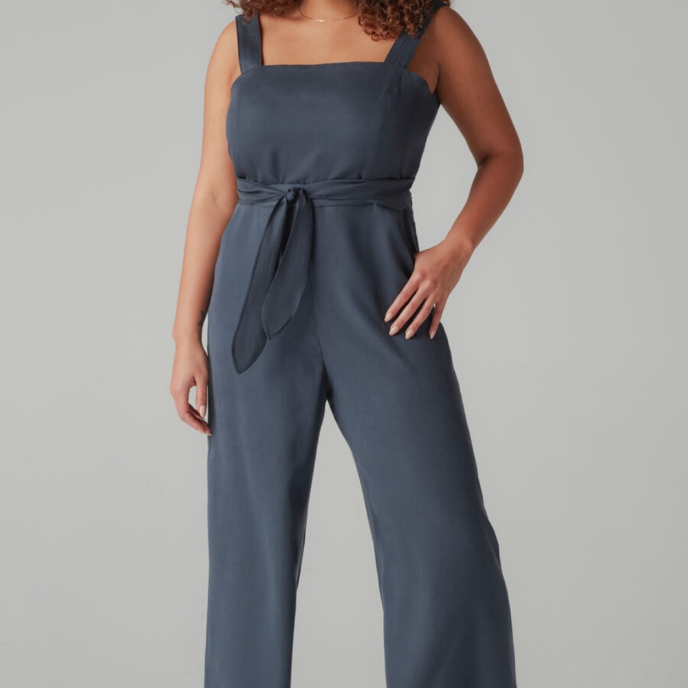 Two-Piece Apron Jumpsuit